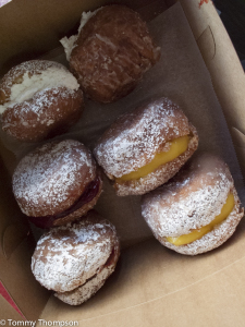 Cream, raspberry and lemon filled donuts from Johnson's beat all the competiton.