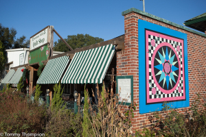 Visit Trenton's Museum--or just see quilt designs painted on building walls.