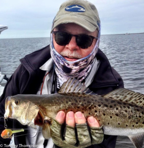 A typical cold-weather seatrout, caught on the flats