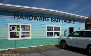 Cedar Key's Marina Hardware is located at 401 1st Street, adjacent to the boat basin.