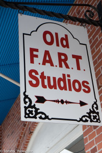 Old F A R T Studios' sign will get your attention....