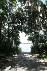 Electric and paddle-powered boats are allowed to launch at the park's boat ramp.