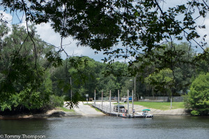 ...and there's a convenient boat ramp just across the river from the run, in Dixie County