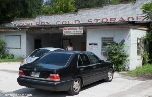 Don't be turned off by the humble exterior of Newberry Cold Storage--just take a breath and smell the smoke!