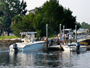 The Dixie County ramp on the Steinhatchee River, at Jena