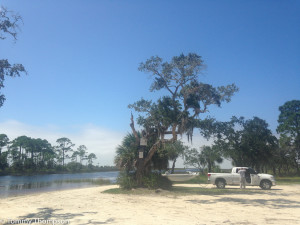 Rocky Creek's boat ramp is the perfect spot to being a great day of fishing on Florida's Gulf Coast 