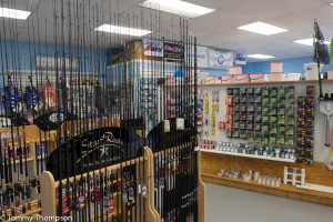 Captains Cove Outfitters is a great source for tackle.  It's on SR40 in Inglis.