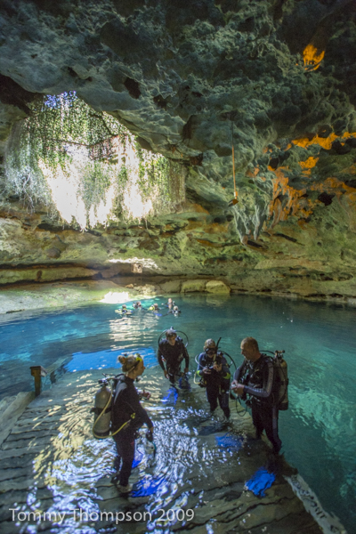 Levy County's Devils Den is a private spring catering mostly to snorkelers and SCUBA divers. But it's warm, and the wind doesn't blow when you're 60-feet below the surface of the surrounding area!