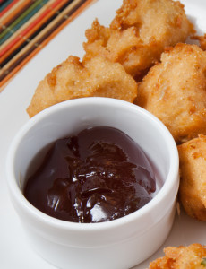 Hushpuppies served with Guava jelly are a Natural North Florida treat