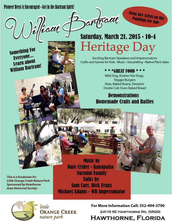 Plein Air Event: 3rd Annual William Bartram Heritage Day
