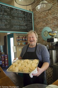 Bart Byrd with some of his fine biscuits!