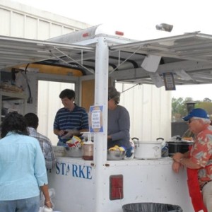 One of the best things about the fair is all the yummy food that is probably not good for you, but who cares?  It's the fair!  Inside the buildings, we have local organizations selling items like hamburgers, BBQ, strawberry shortcakes, and fresh squeezed lemonade.  Outside is a whole new world of deliciousness!  Come support your local Rotary and Kiwanis Chapters (between building 1 and 2), BHS Band (between building 1 and the livestock barn), and the Women's Auxillary inside building 1.  Mmmm....it's almost time to have a reason to go back to the gym!