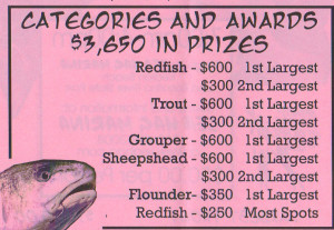 Great prizes for great fish! 