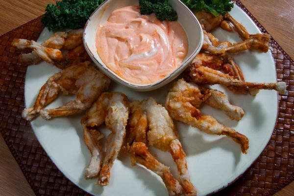Are frog legs considered seafood?