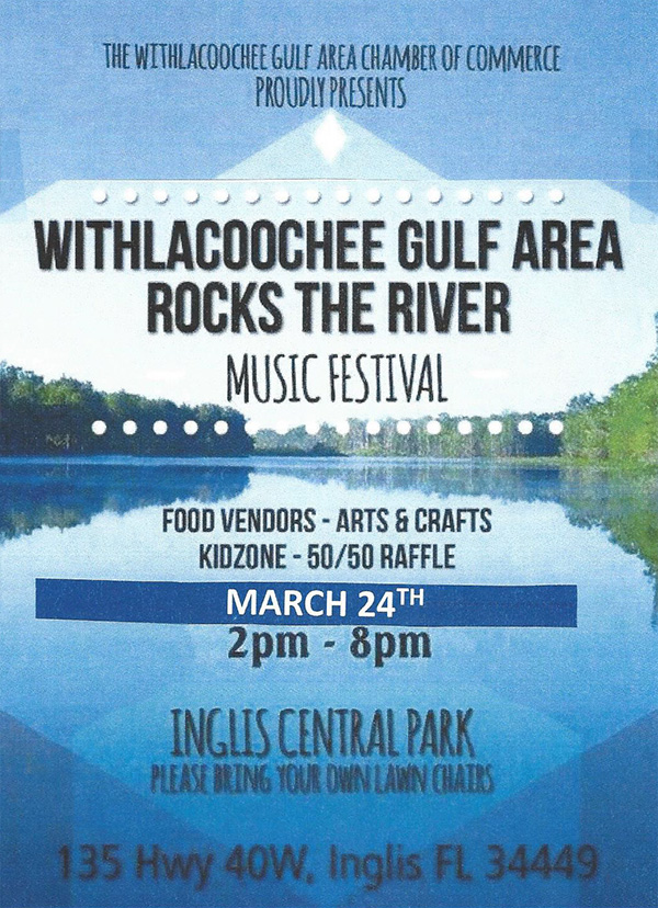 Withlacoochee Gulf Area Rocks the River Music Festival