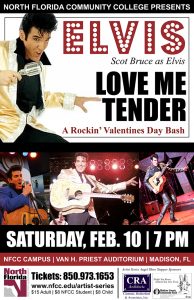 Scot Bruce as Elvis "Love Me Tender" Rockin' Valentines Day Bash