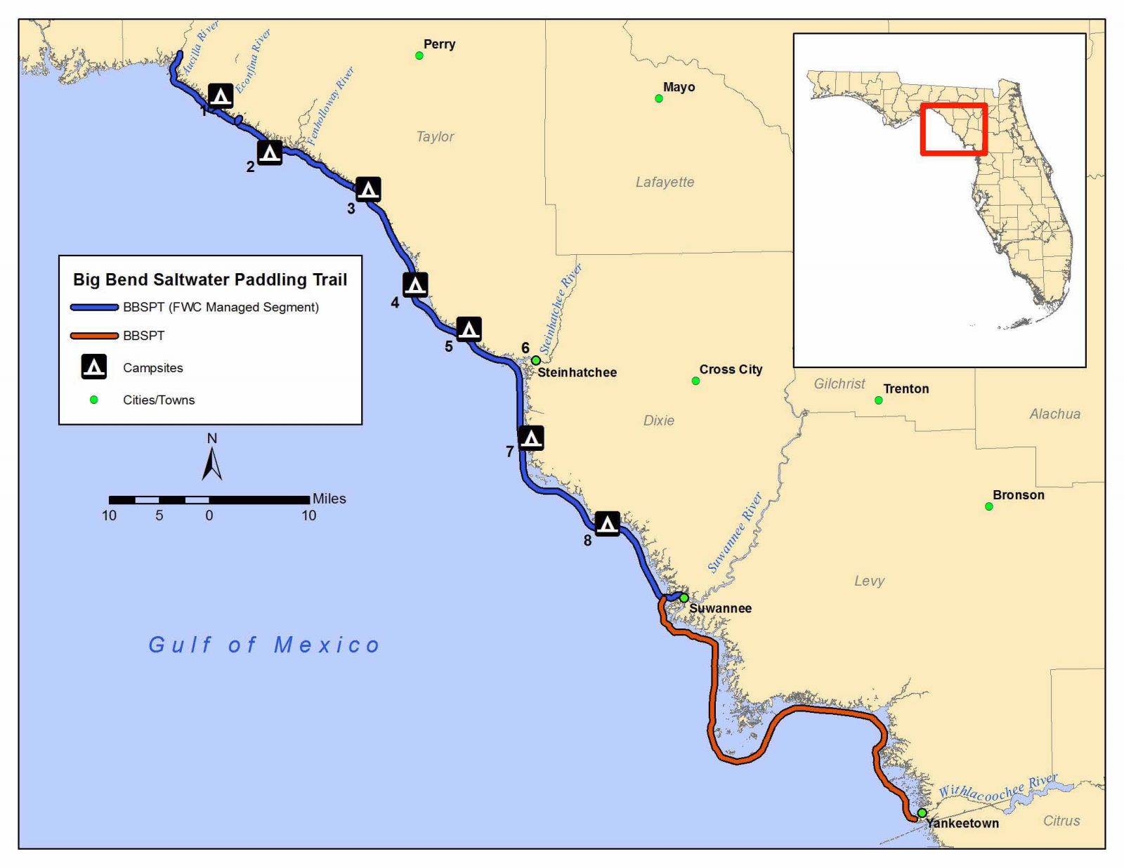 Big Bend Saltwater Paddling Trail