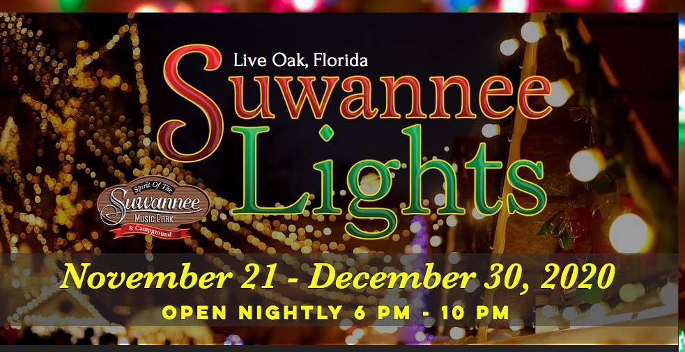 Suwannee Lights -- December 2020 at Spirit of the Suwannee Music Park, Live Oak, Florida