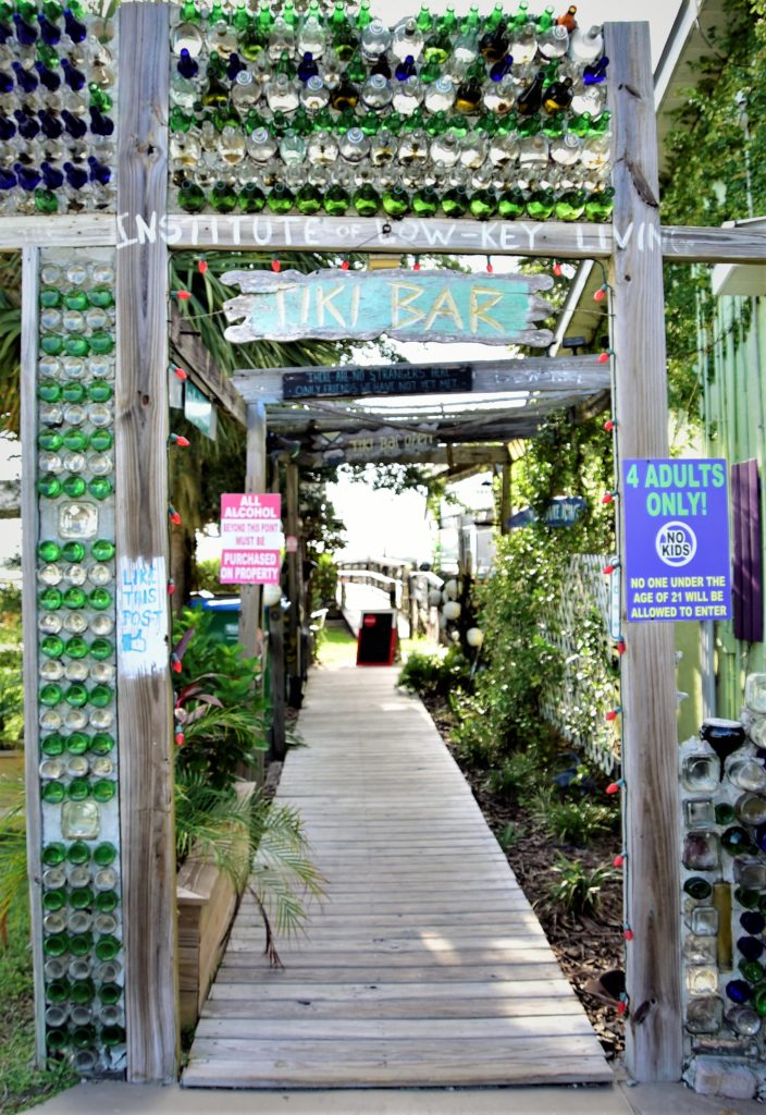 boardwalk entry to Tiki Bar