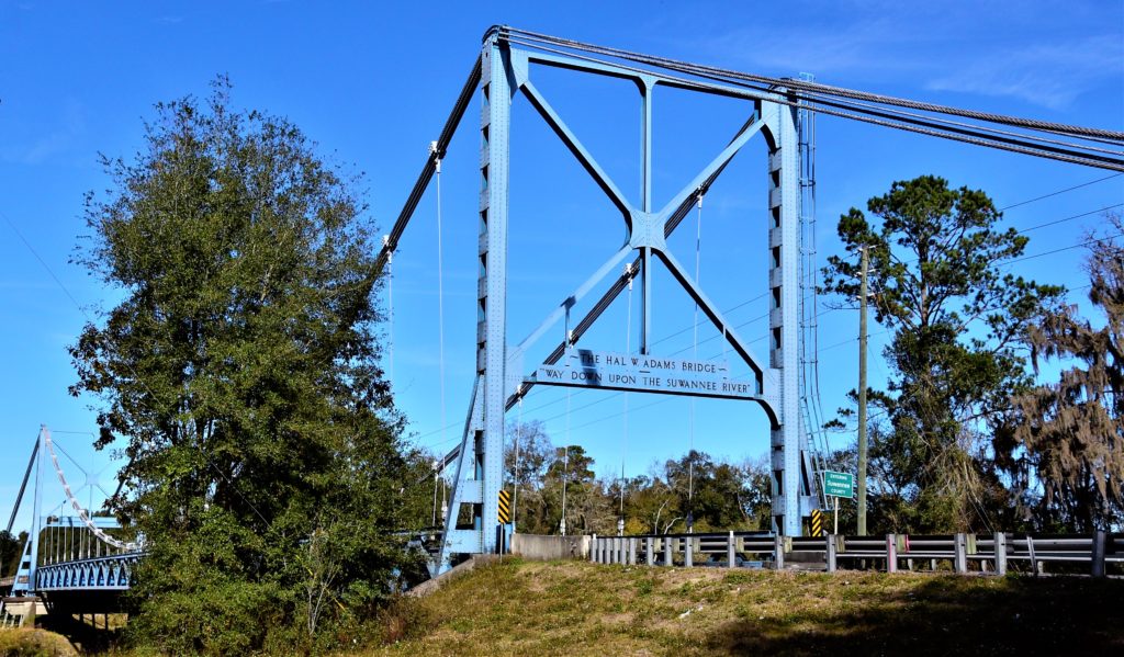 Blue Suspension Bridge