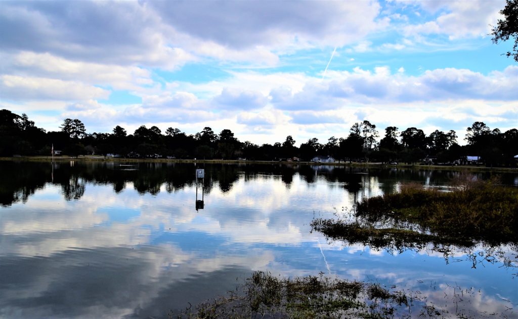  The town's Lake Frances a beautiful outdoors scene