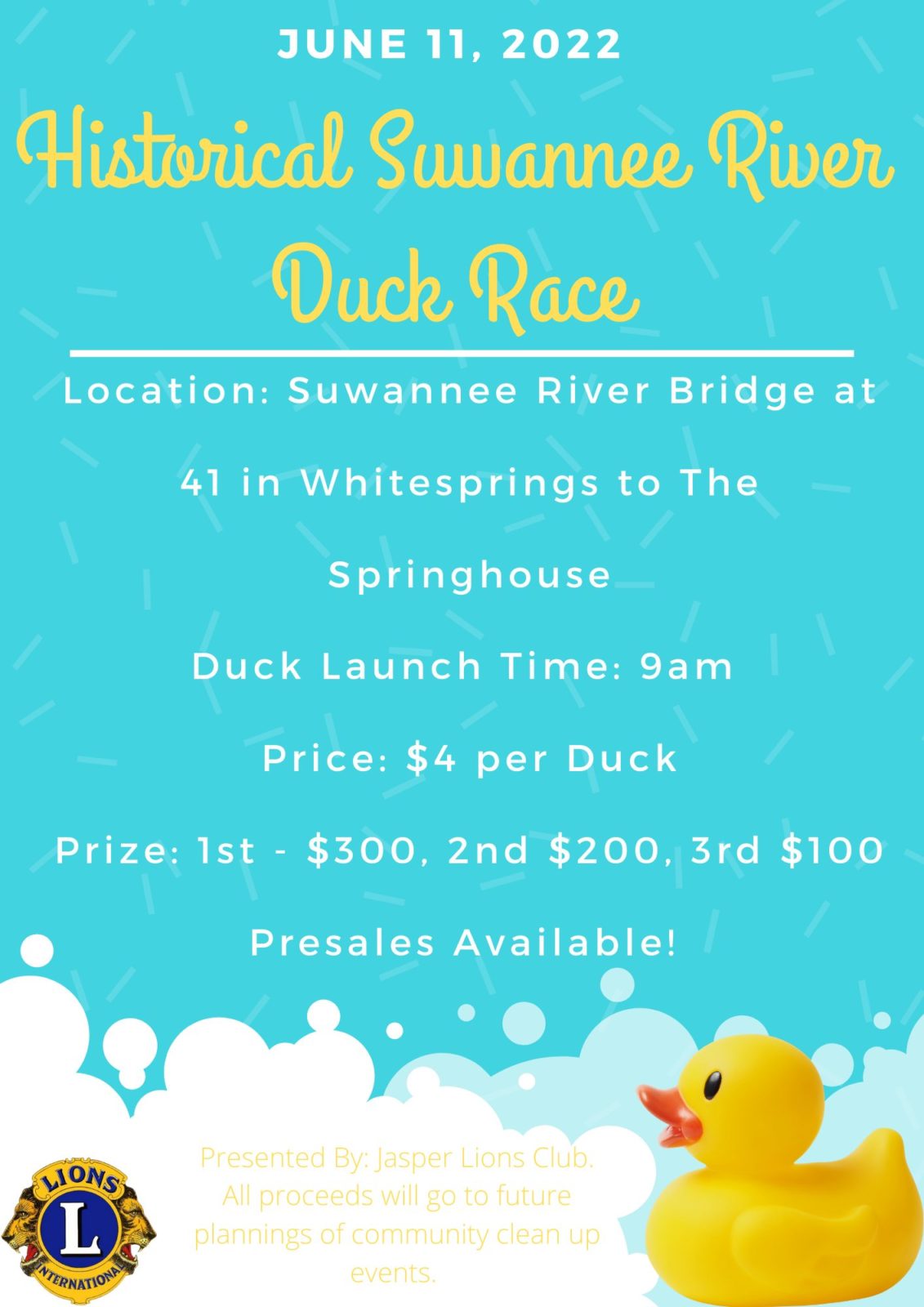 Historical Suwannee River Duck Race