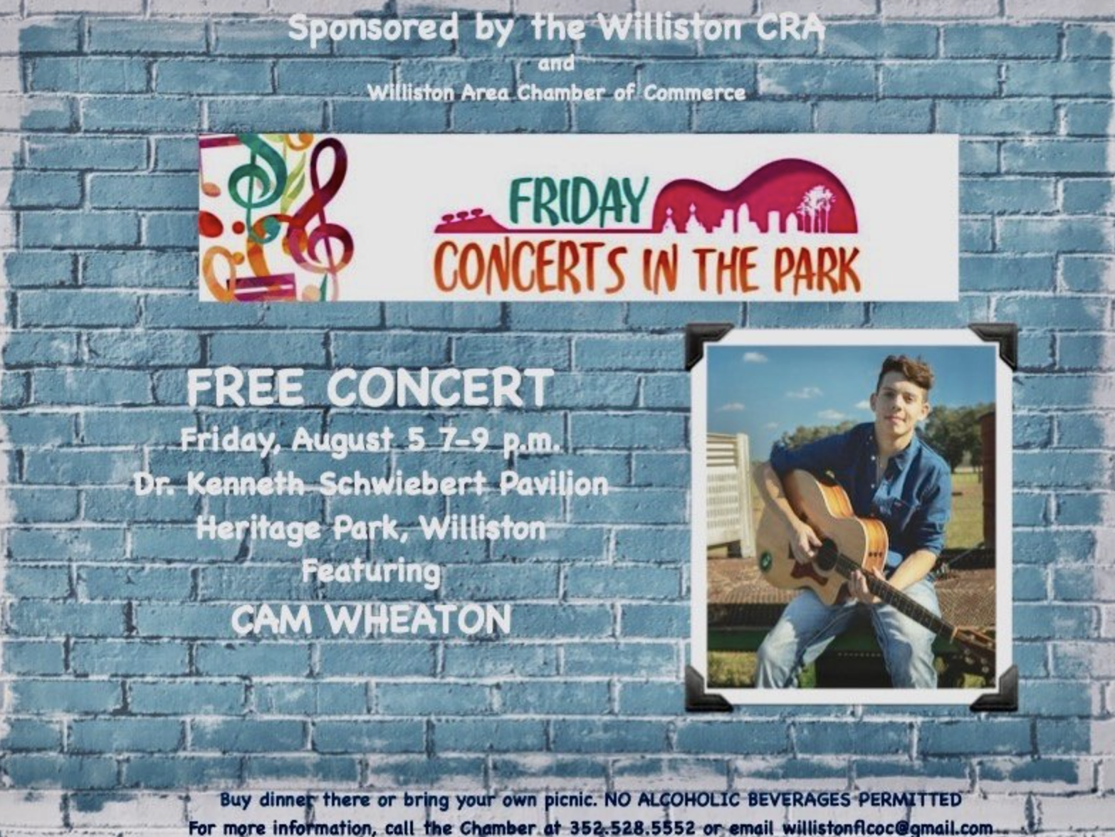 Friday Concerts in the Park at Heritage Park, Williston