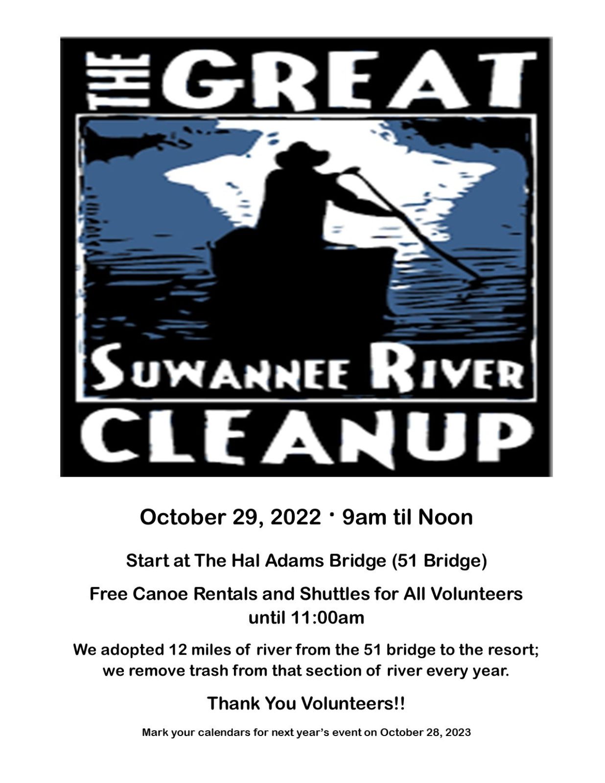 The Great Suwannee River Cleanup