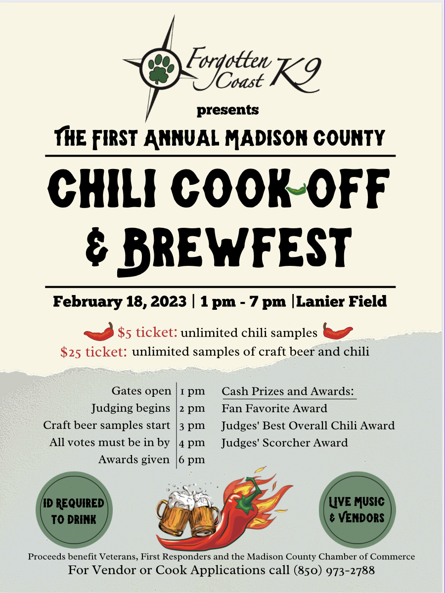 First Annual Madison County Chili Cook Off & BrewFest