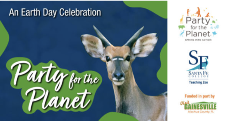 Santa Fe College Teaching Zoo Party for the Planet